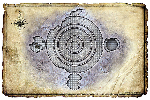 Elder Evils; Crystalline Prison Complex (Digital Player's Version - Gridded)