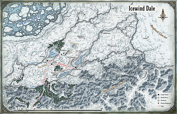 Adventures in Faerun; Icewind Dale (Digital Labeled & Unlabeled Versions)
