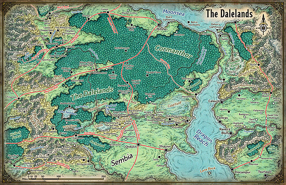 Adventures in Faerun; Dalelands (Digital Labeled & Unlabeled Versions)