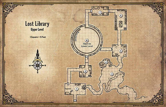 Adventures in Faerun; Lost Library - Level 1 (Digital DM & Player Versions)