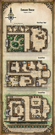 Adventures in Faerun; Eomane House (Digital DM & Player Versions)