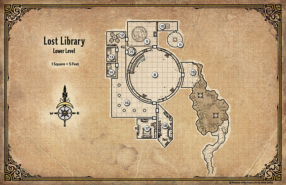 Adventures in Faerun; Lost Library - Level 2 (Digital DM & Player Versions)