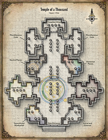 Adventures in Faerun; Temple of a Thousand (Digital DM & Player Versions)
