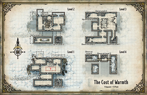 Adventures in Faerun; The Cost of Warmth (Digital DM & Player Versions)