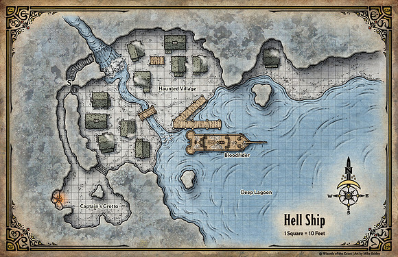 Adventures in Faerun; Hell Ship (Digital DM & Player Versions)