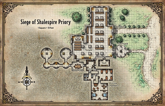Adventures in Faerun; Siege of Shalespire Priory (Digital DM & Player Versions)
