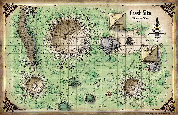 Adventures in Faerun; Crash Site (Digital DM & Player Versions)