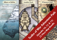 Scales of War; Episodes 10, 12, & 13 Map Bundle (22 Digital DM & Player Maps)