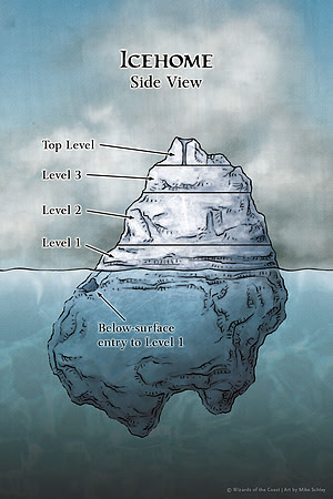 Dungeon #165 - Alliance at Nefelus: SoW 10; Icehome, Side View (Digital Map)