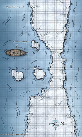 Dungeon #165 - Alliance at Nefelus: SoW 10; Ice Blockade (Digital DM & Player Maps)