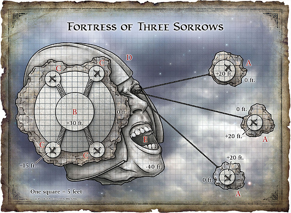 Dungeon #167 - Garaitha's Anvil; Fane of Chanhiir (Digital DM & Player Maps)