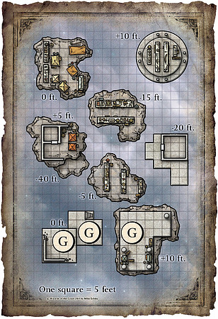 Dungeon #167 - Garaitha's Anvil; Fane of Chanhiir (Digital DM & Player Maps)