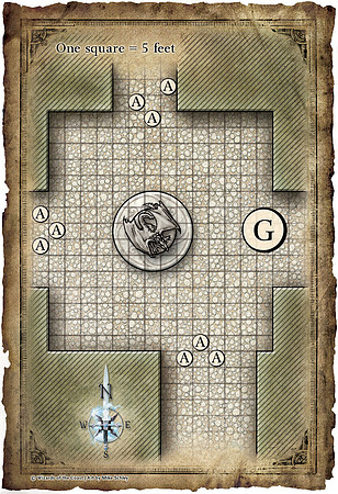Dungeon #167 - Garaitha's Anvil; Fane of Chanhiir (Digital DM & Player Maps)