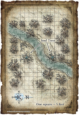 Dungeon #171 - Grasp of the Mantled Citadel: SoW 15; Encounter F3 (Digital DM & Player Maps)