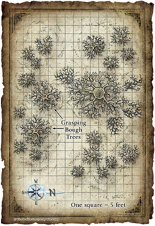 Dungeon #171 - Grasp of the Mantled Citadel: SoW 15; Encounter F4 (Digital DM & Player Maps)