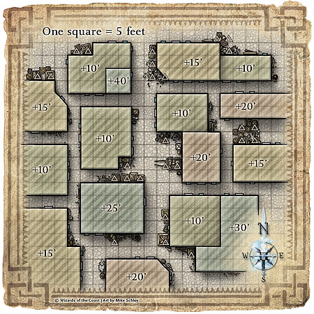 Dungeon #172 - Legacy of 10; Menthion Ambush (Digital DM & Player Maps)
