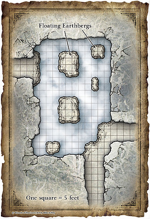 Dungeon #170 - Betrayal at Monadhan; Cavern of Air (Digital DM & Player Maps)