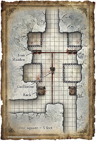 Dungeon #170 - Betrayal at Monadhan; Cavern of Truth (Digital DM & Player Maps)