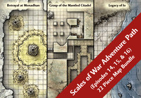 Scales of War; Episodes 14, 15, & 16 Map Bundle (22 Digital DM & Player Maps)