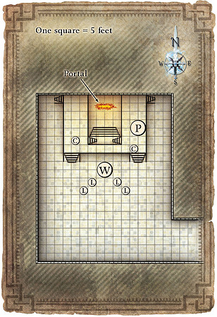 Dungeon #173 - Those Once Loyal; Encounter 1-4 (Digital DM & Player Maps)