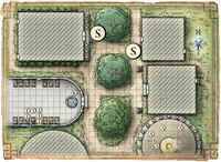 Dungeon #173 - Those Once Loyal; Encounter 1-1 (Digital DM & Player Maps)
