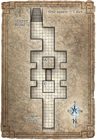 Dungeon #175 - Last Breath of the Dragon Queen; Dragonborn Honor Guard (Digital DM & Player Maps)