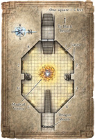 Dungeon #175 - Last Breath of the Dragon Queen; Gate Chamber (Digital DM & Player Maps)