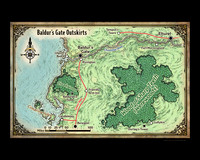 Baldur's Gate Outskirts (Artist's Print)