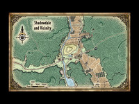 Adventures in Faerûn; Shadowdale (Battle Map Print)
