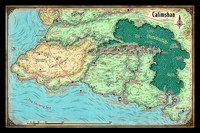 Adventures in Faerûn; Calimshan (Battle Map Print)