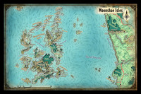 Adventures in Faerûn; Moonshae Isles (Battle Map Print)