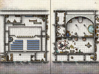 Ravenloft: The Horrors Within; Playhouse (Battlemap Print)