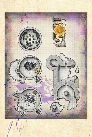 Ravenloft: The Horrors Within; Castle Avernus (Battlemap Print)