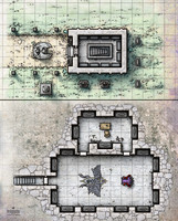Ravenloft: The Horrors Within; Blood of the Vine Tavern - Sanctuary (Battlemap Print)