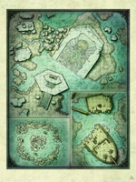 Ravenloft: The Horrors Within; Cthulhu's Vault (Battlemap Print)