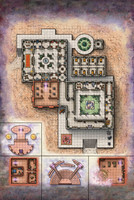 Ravenloft: The Horrors Within; Veneficus (Battlemap Print)