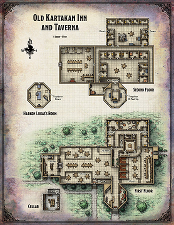 Ravenloft: The Horrors Within; Kartakass - Old Kartakan Inn (Digital)
