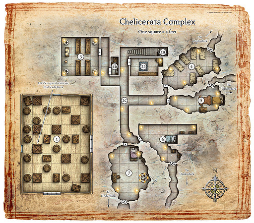 Exemplars of Evil; Chelicerata Complex (Digital DM & Player Version)