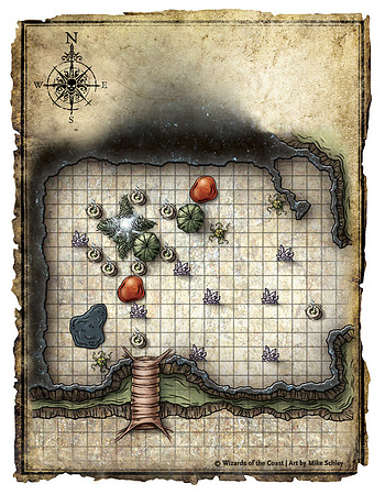 Elder Evils; Vile Home (Digital Player's Version - Gridded)