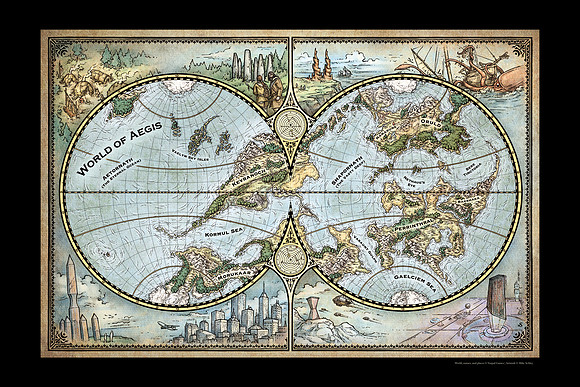 Red Aegis World Map