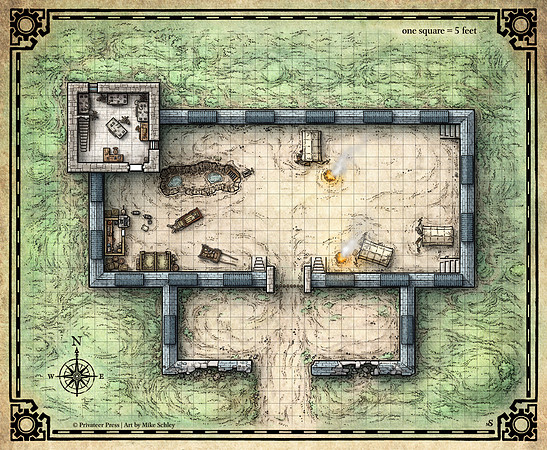 The Outpost (Digital Gridded Version)