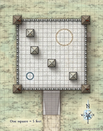 Dungeon #163 - Beyond the Mottled Tower: SoW 08; Final Battle (Digital  Map)
