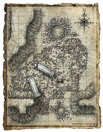 Elder Evils; Bone Field (Digital Player's Version - Gridded)