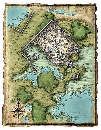 Elder Evils; Ruins (Digital Player's Version - No Grid)