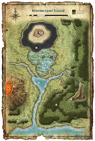 Elder Evils; Wormcrawl Island (Digital DM's Version)