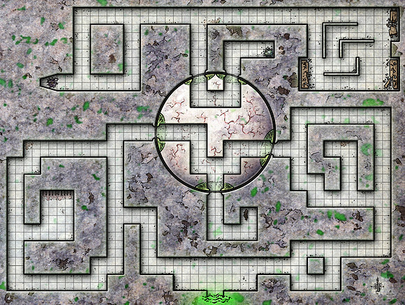 Phandelver and Below; Labyrinth of Eyes (Battle Map Print)