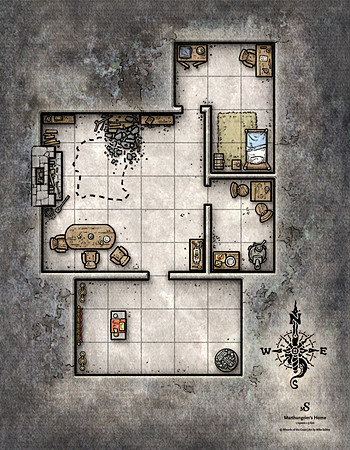 Phandelver and Below; Marthungrim's Home (Battle Map Print)