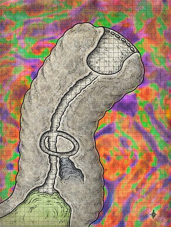 Phandelver and Below; The Nematode (Battle Map Print)