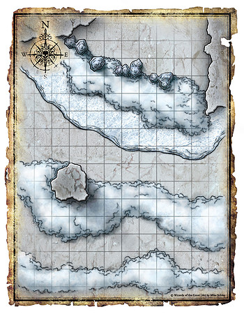 Elder Evils; Temple Entrance (Digital Player's Version - Gridded)