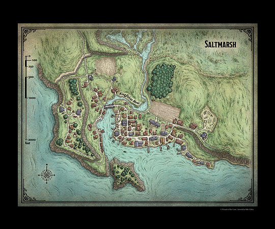 Saltmarsh; Rotated (Artist's Print)